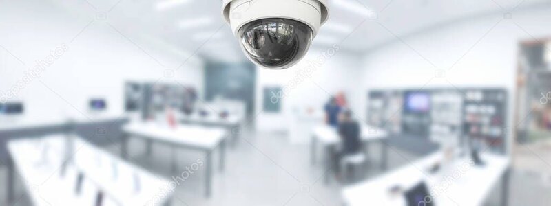 Business premises monitored by CCTV cameras